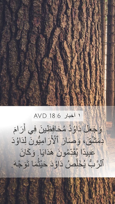 ١ أخبار 18:6 AVD Bible Verse Image