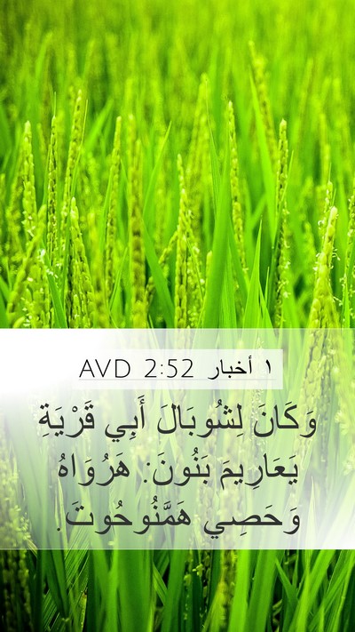 ١ أخبار 2:52 AVD Bible Verse Image