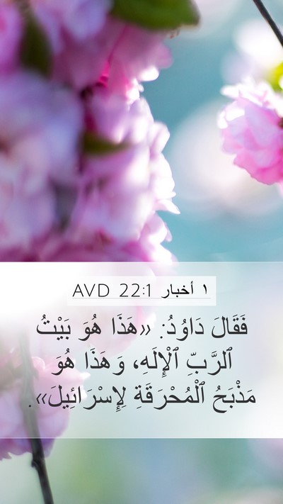 ١ أخبار 22:1 AVD Bible Verse Image