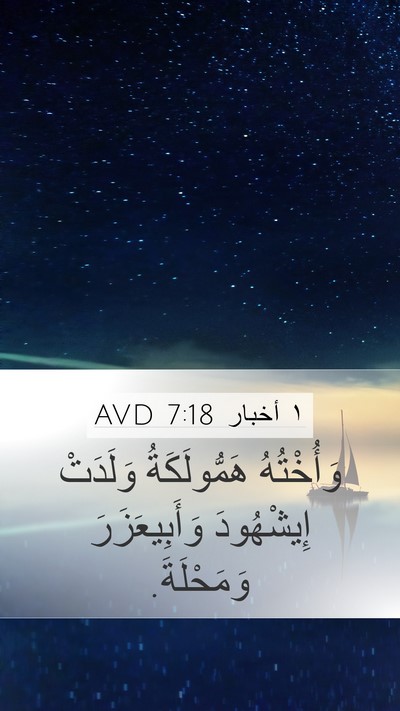 ١ أخبار 7:18 AVD Bible Verse Image