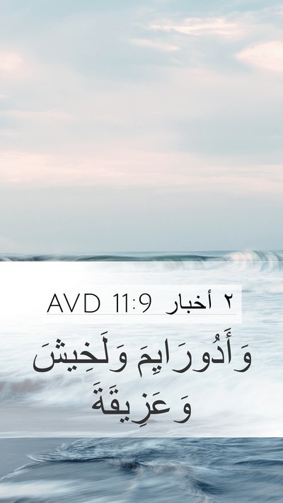 ٢ أخبار 11:9 AVD Bible Verse Image
