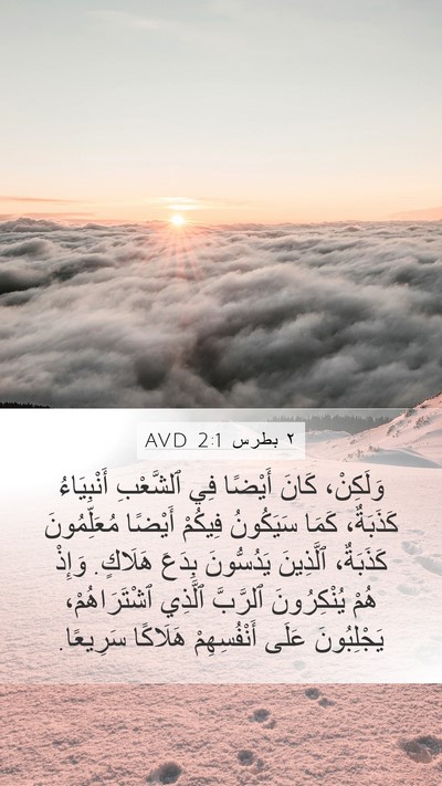 ٢ بطرس 2:1 AVD Bible Verse Image