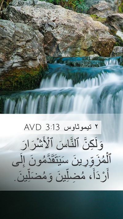 ٢ تيموثاوس 3:13 AVD Bible Verse Image